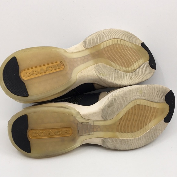 Coach Citysole Runner Style # G5087 Black and Yellow Athletic Sneakers Sz 10.5 M - Picture 12 of 16